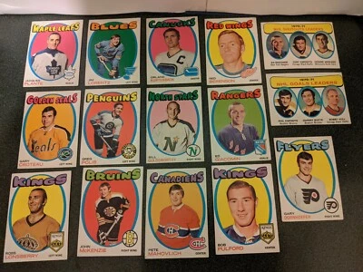 1971-72 Topps Hockey Cards 1- 132 U Pick Excellent to Near Mint Condition - Image 1 of 2