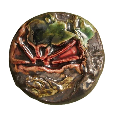 Button Antique - Designer to Identify - 42 Mm- French Designer Button - Image 1 of 4