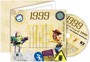 1999 Deluxe Birthday Card + Music Downloads and Retro CD 26th Birthday Greeting - Picture 1 of 5