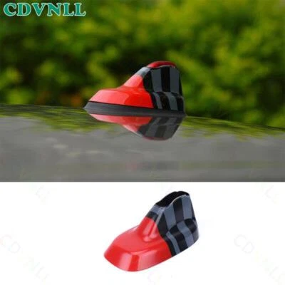 Cubierta de marco receptor antena aleta de tiburón rojo negro para Mini Cooper Countryman F60 Foto 1 de 4