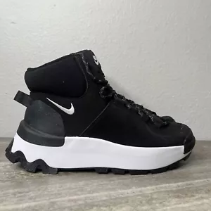 Nike City Classic Women's Lace-up Sneaker Boots Black Size 7.5 - Picture 1 of 11