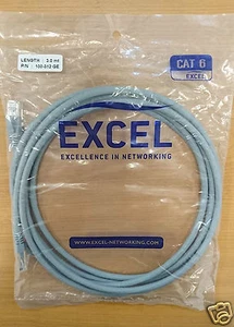 3M Solid Cat6 Excel Ethernet RJ45 Kabel LAN Netzwerk Daten Breitband Modem PC GRY - Bild 1 von 2
