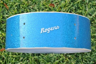 Rogers 1960 5-1/2x14 LUXOR BLUE SPARKLE CAJA SHELL para TU BATERÍA! Q637 Foto 1 de 4