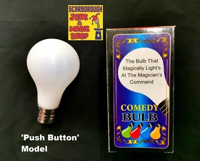 Magic Light Up Bulb~Push Button Model~Fester~Spooky Family Uncle Trick Prop - Image 1 of 3