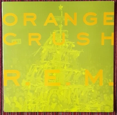 R.E.M. ORANGE CRUSH VERY RARE USA PROMO-ONLY  12 INCH ORANGE VINYL SINGLE, MINT - Image 1 of 4