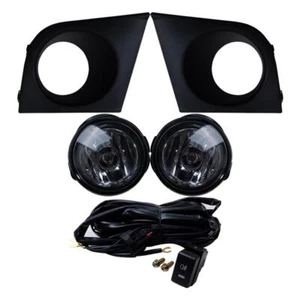 Fits 2004-2007 Nissan Tiida Versa C11 Black Cover Set Fog Lamp Spot Light Kit - Picture 1 of 10
