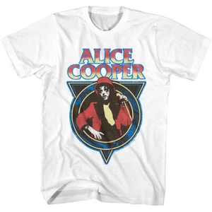 Alice Cooper WWAC Circle Triangle Men's T Shirt Shock Rock Concert Tour Merch - Picture 1 of 5