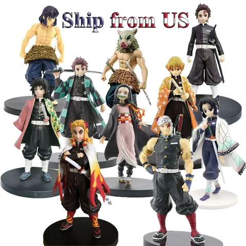 Demon Slayer Kimetsu no Yaiba Hashira Anime Action Figure Figurine Toy Gift BULK Cover