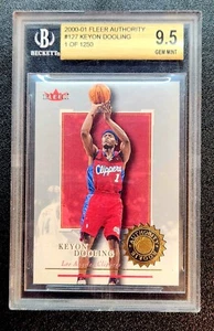 2000-01 Fleer Authority #127 - Keyon Dooling (RC) /1250 BGS 9.5 - Picture 1 of 2