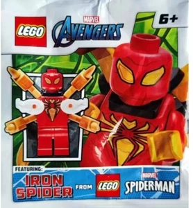 NEW LEGO IRON SPIDER MINIFIG FOIL PACK SET 242108 batman dc minifigure villain - Picture 1 of 1