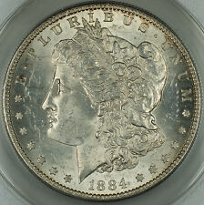 1884-S Morgan Silver Dollar Coin ANACS MS-61 *Better Coin* Nearly Choice DGH