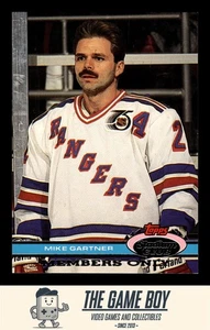1991 Stadium Club Members Only #NNO Mike Gartner New York Rangers - Picture 1 of 2