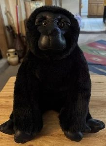 Vintage Silverback Gorilla stuffed Animal SOS Save Our Source 2003 - Picture 1 of 13