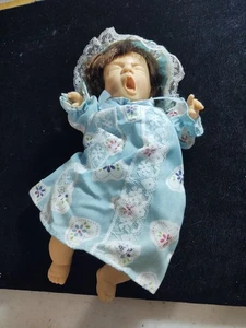 Vintage Mini PORCELAIN doll 6" Sleep Boy - Picture 1 of 5