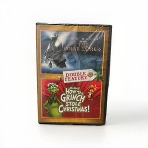 The Polar Express How the Grinch Stole Christmas Double Feature DVD New Sealed - Bild 1 von 1