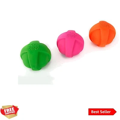 Juguete para perro de látex chirriante DuraPlay Ball, verde neón, rosa neón y naranja neón, grande... Foto 1 de 4