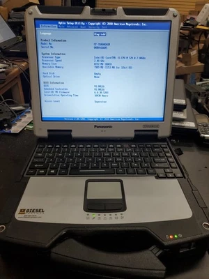 Panasonic Toughbook CF-31 MK-1 i5 520M @ 2,40 GHz 8 GB 10430 HORAS diésel  Foto 1 de 4