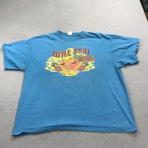 VINTAGE Little Feat Shirt Mens 2XL XXL Blue Band Tour 2008 Graphic Tee Music - Picture 1 of 11