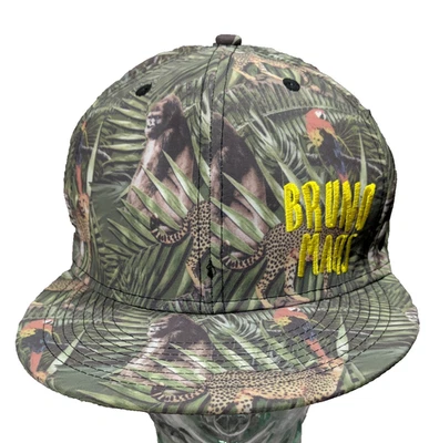 BRUNO MARS MOONSHINE JUNGLE ALBUM ALL OVER JUNGLE PRINT HAT/CAP. VERY NICE! - Image 1 of 4