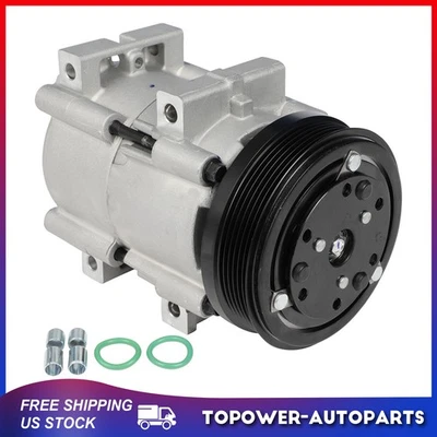 Compresor de aire acondicionado para Ford Sable 3,0 L 1996-2000 Taurus 3,4 L 1996-1999 Foto 1 de 4