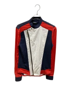 BALMAIN rider's jacket Size: 38 Navy Men S5HT163C862T - Picture 1 of 8