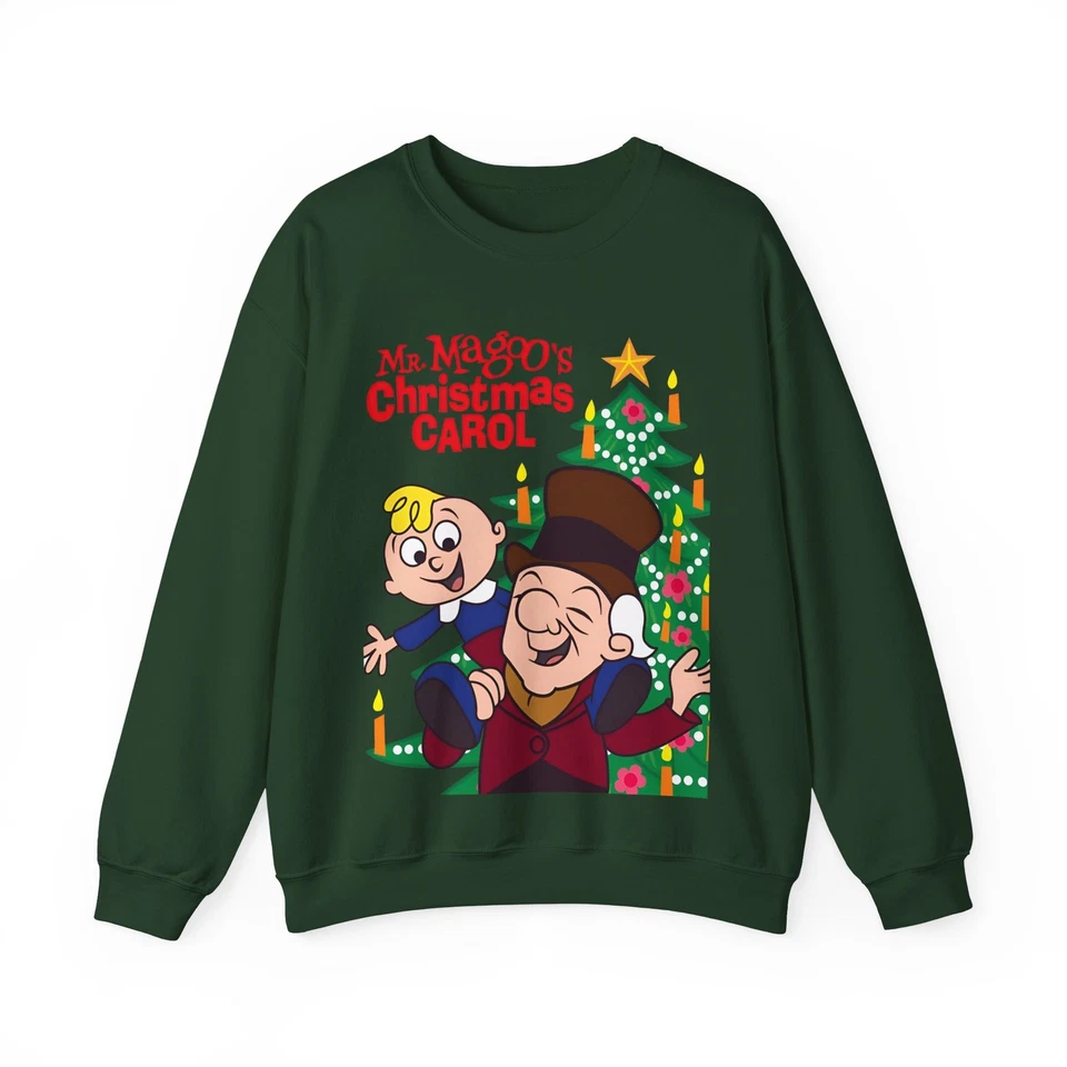 Sudadera Mr Magoo's Christmas Carol cuello redondo - Especial de vacaciones de TV de los años 60 de UPA Foto 1 de 1