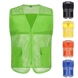 2023 New Vest Breathable Casual Hiking Tops Jacket Multi-Pocket Outdoor - Picture 1 of 22