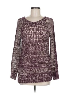 Narciso Rodriguez for Design Nation Women Purple Pullover Sweater M - Picture 1 of 4