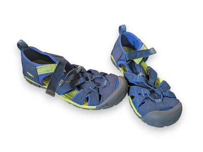 Keen  Newport H2 Waterproof Hiking Sandals Water Shoes Blue Kids Boys Size 3 - Image 1 of 4