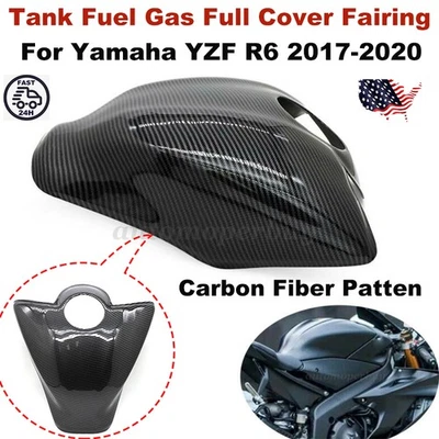 Tank Fuel Gas Full Cover Fairing For Yamaha YZF R6 2017 2018 2019 2020 Twill Foto 1 de 4