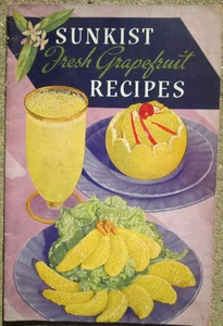 1939 Sunkist Fresh Grapefruit Recipes Booklet - Bild 1 von 5