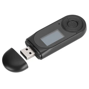 T13 LCD Screen Display BT 5.0 Adapter Receiver Transmitter 2 In 1 Hands Free NEW - Afbeelding 1 van 12