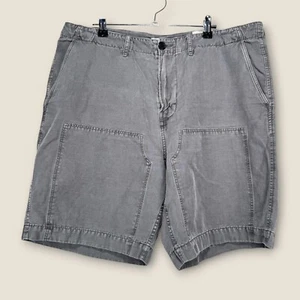 Billy Reid Reinforced Panel Shorts Men Size 38 Gray Cotton Casual Flat Front - Picture 1 of 9