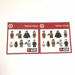 STAR WARS THE LAST JEDI Target LEGO STICKERS PAGES - (2) TWO Sheets! Brand NEW! - Picture 1 of 1