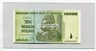 Zimbabwe 10 Trillion Dollars 2008 AA Uncirculated P88 + Special Currency Holder