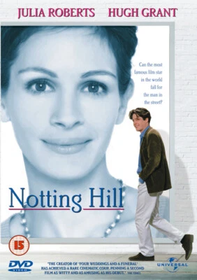Notting Hill DVD (1999) Julia Roberts, Michell (DIR) cert 15 Fast and FREE P & P - Image 1 of 2