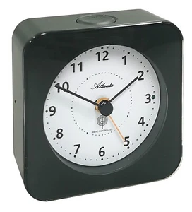 Funk Reisewecker Analog Licht Snooze Crescendo Zahlen Anthrazit -ATLANTA 1846/4 - Bild 1 von 8