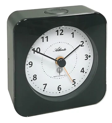 Funk Reisewecker Analog Licht Snooze Crescendo Zahlen Anthrazit -ATLANTA 1846/4 - Bild 1 von 4