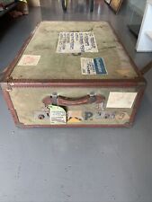 Vintage Military Suit Case With Racks Rare
