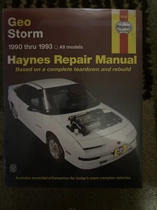 Haynes Manual Geo Storm 1990-1993 - Picture 1 of 1