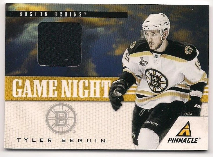 Tyler Seguin 11-12 Panini Pinnacle Game Night Game Worn Jersey - Image 1 of 1