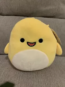 Squishmallow 7" Chandler the Yellow Shark KellyToy Baby Squad Plush Toy - Picture 1 of 8