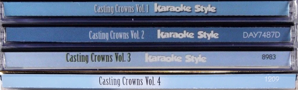 Casting Crowns Volume 1 Christian Karaoke Style CD G Daywind 6 Songs