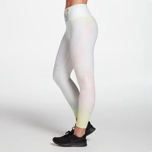Calia Essential High Rise Ankle Tie Dye Compression Leggings White Blue - Picture 1 of 4