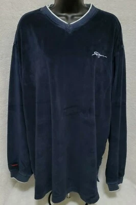 Camisa Fubu Hombre Talla L Grande Azul Terciopelo SENTIR Foto 1 de 4