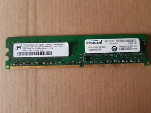 2GB Crucial PC2-4200U 533MHz CT25664AA53E DDR2 RAM Memory CL4 MT16HTF25664AY - Picture 1 of 3