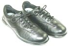 EASY SPIRT womens casual shoes size 11 B leather upper black lace up comfort 