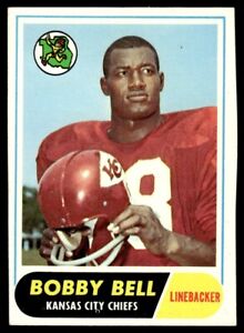 1968 Topps Football Card Bobby Bell Kansas City Chiefs #93