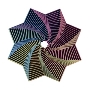 3D Printed Fractal Fidget Star Toy Stress Relief Desk Gadget Handheld Adult Gift - Picture 1 of 10