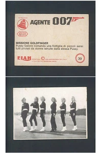 Figurina Agente 007 Missione Goldfinger Elah 1964 n.39 Nuovissima ▓ - Imagen 1 de 1